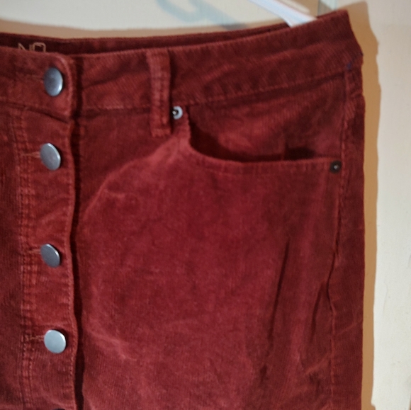No Boundaries Juniors High Rise Skirt Corduroy - Picture 4 of 7